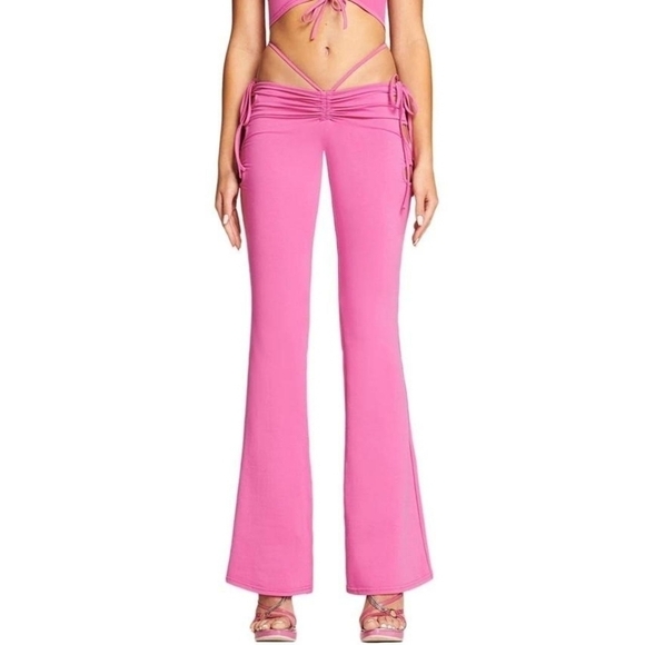 I.Am.Gia Minka Pant In Pink Size Large NWT Stretch Festival Summer NWT - Picture 1 of 9
